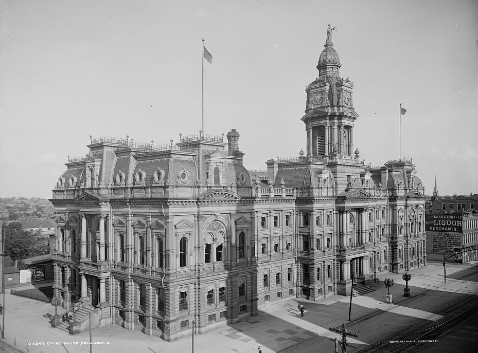 Courthouse in Columbus, Ohio, 1900s