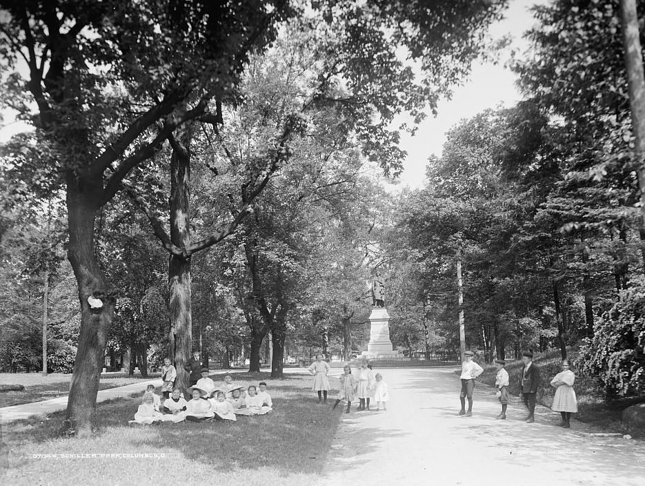 Schiller Park in Columbus, Ohio, 1900s