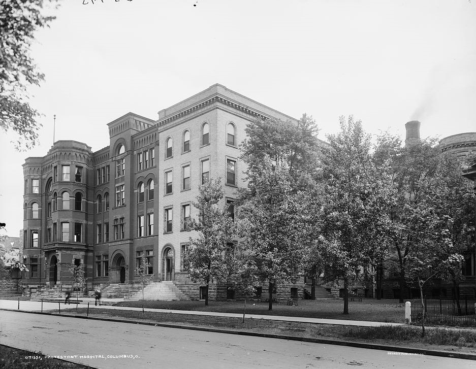 Protestant Hospital in Columbus, Ohio, 1900s