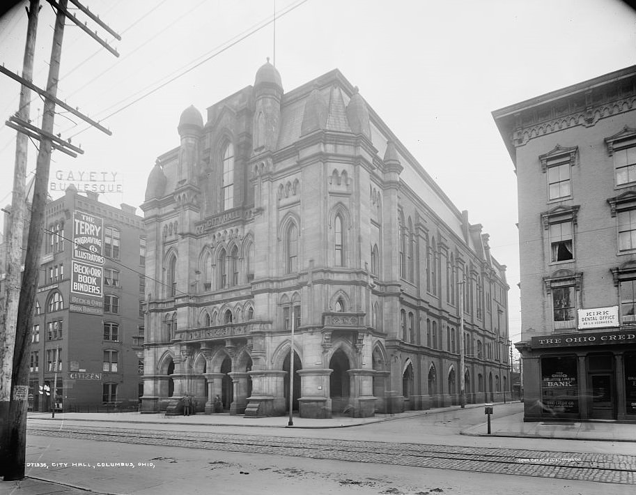 City Hall in Columbus, Ohio, 1900s