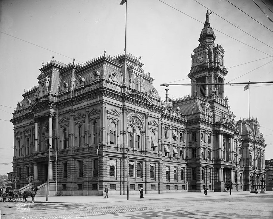 Courthouse in Columbus, Ohio, 1904.