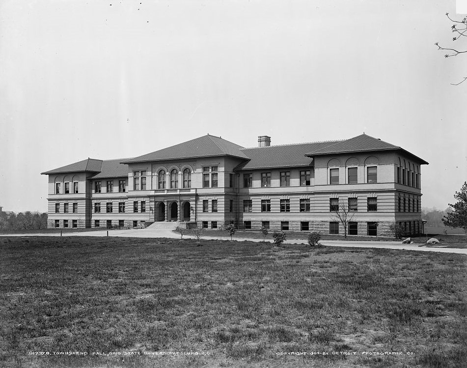 Townshend Hall at Ohio State University, Columbus, Ohio, 1904.