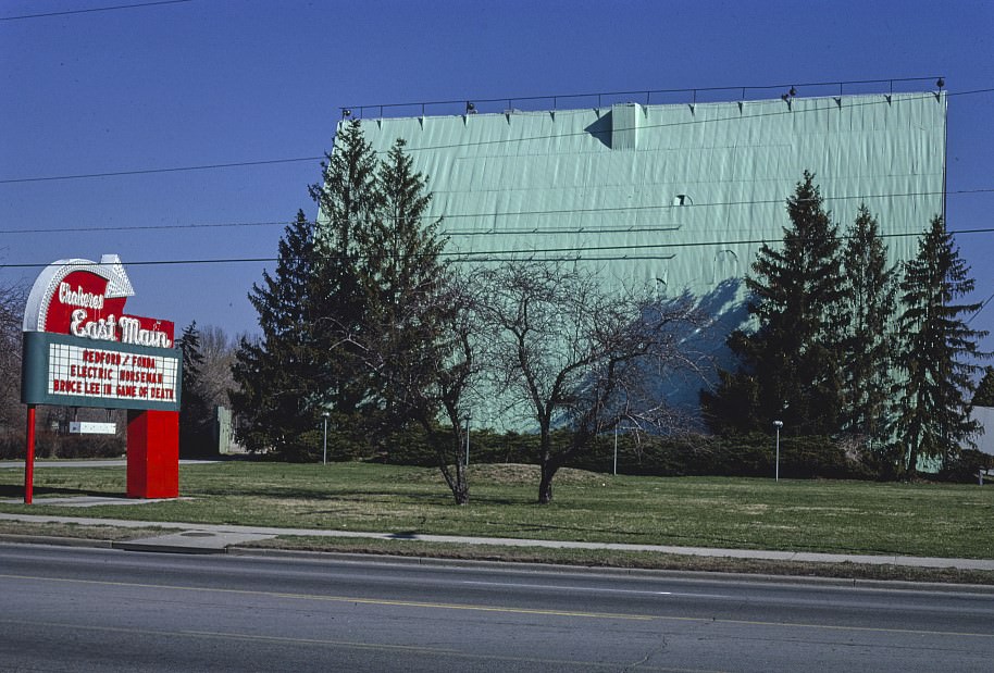 East Main Drive-in Theater, Columbus, Ohio, 1980.