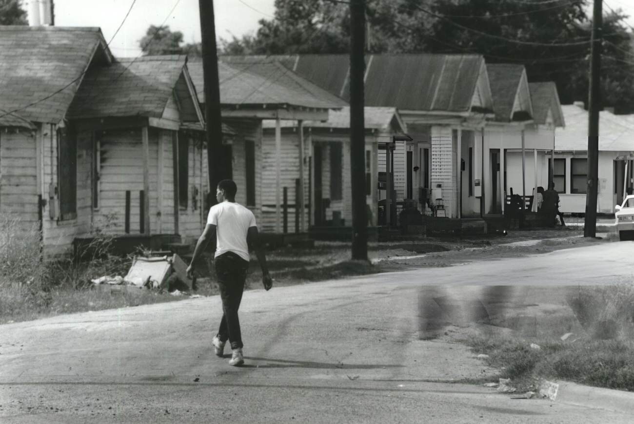 A man on Brackenridge Street disappears before he can be named, adding mystery to the neighborhoods of Houston, Texas.