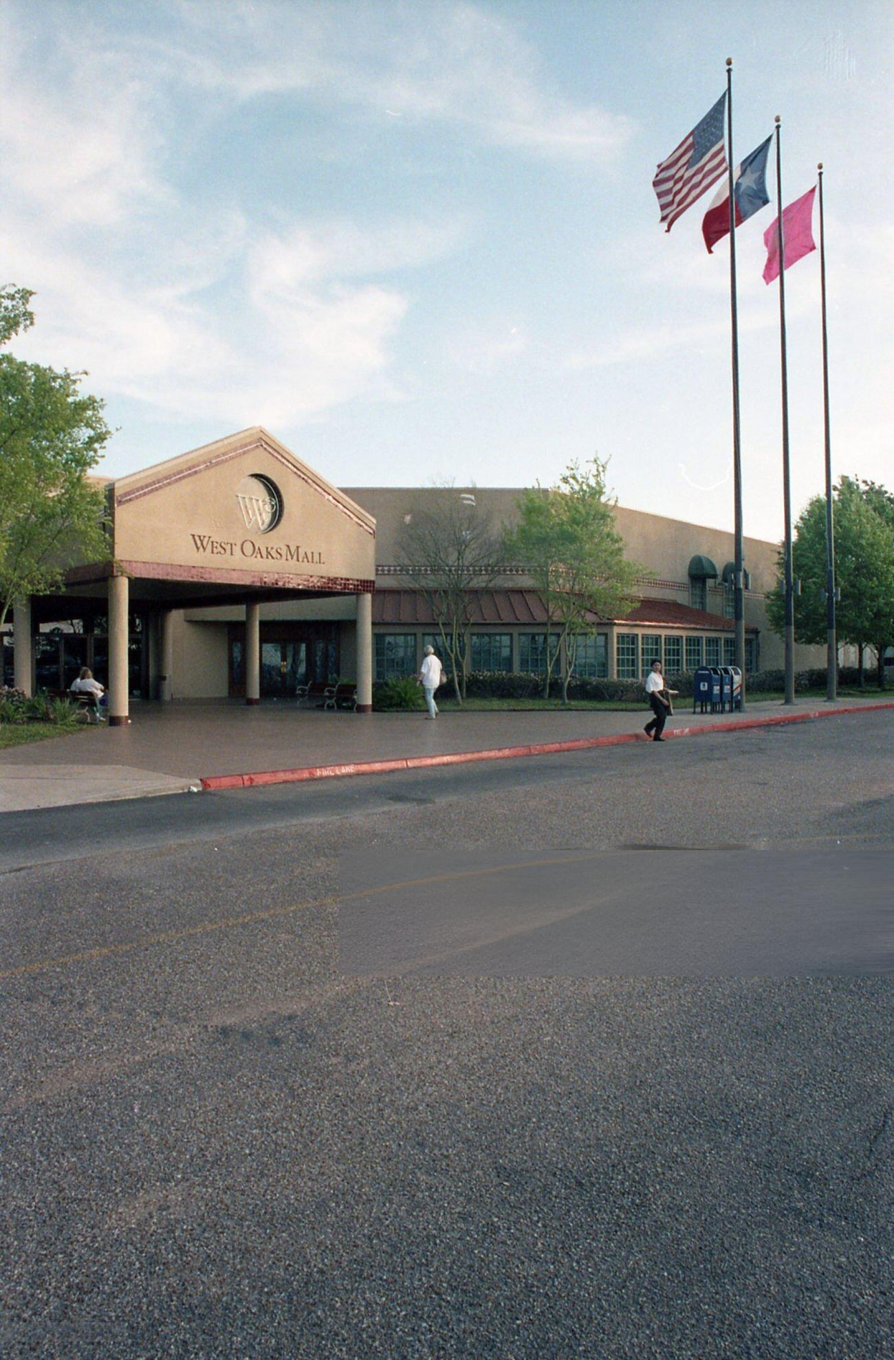 West Oaks Mall's depiction in March 1992 captures the evolving retail landscape and suburban expansion in Houston, Texas.