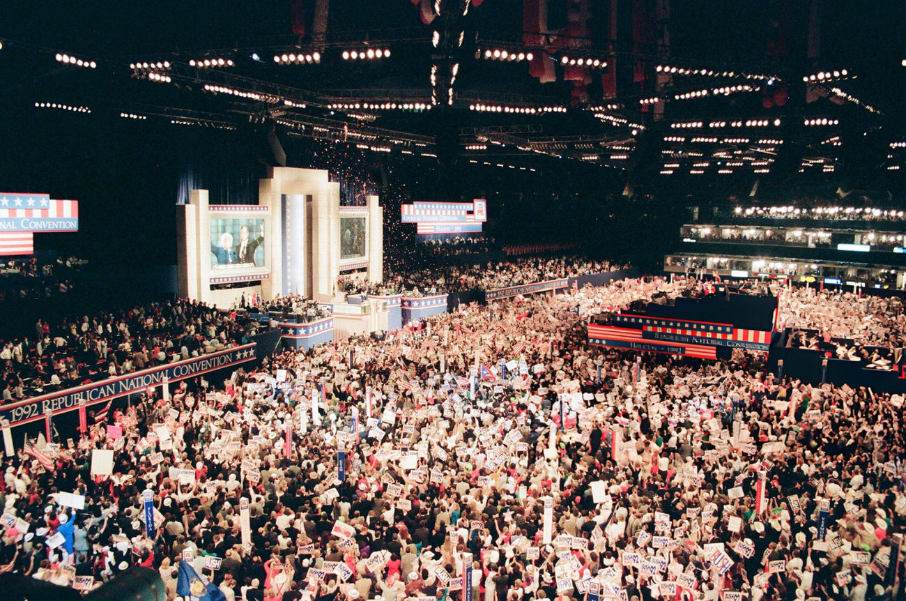 The Republican National Convention appearance on "The Tonight Show with Jay Leno" on August 18, 1992