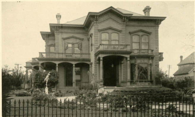 Josiah F. Crosby -- James Bute house, Houston, circa 1900s.