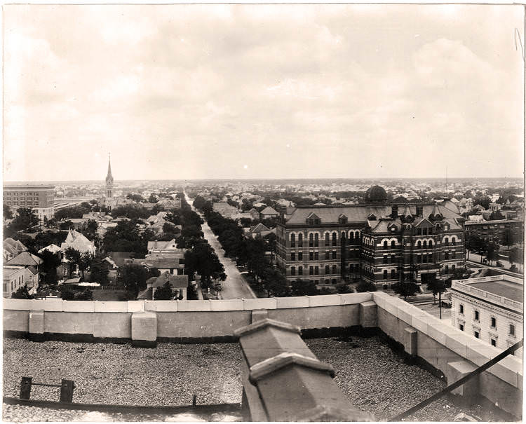 Downtown Houston, 1919.