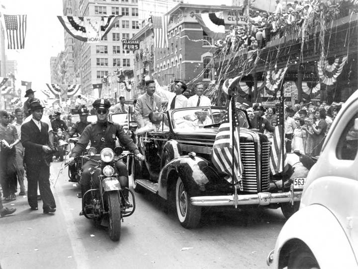 Howard Hughes celebration, Houston, 1938.