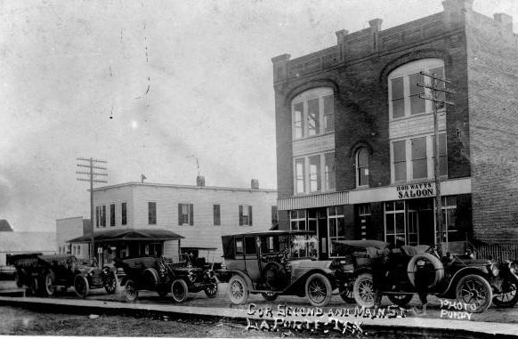 Bob Watts Saloon, La Porte, Texas, 1895.