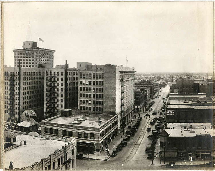 Downtown Houston, 1919.
