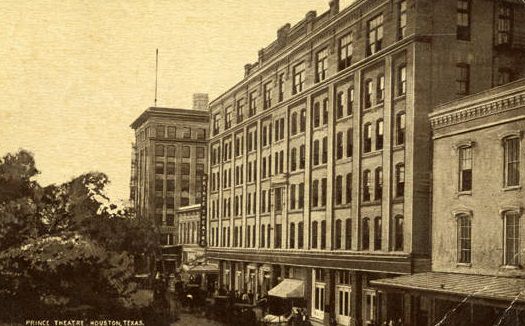 Prince Theater, Houston, Texas, 1910.