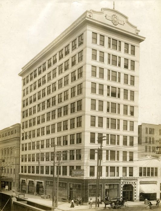 Chronicle building, Houston, 1900s