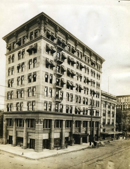 Stewart Building, downtown Houston, Texas, 1920s
