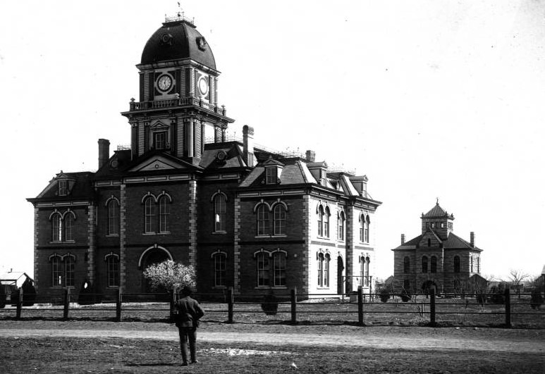 Courthouse in Abilene, 1895