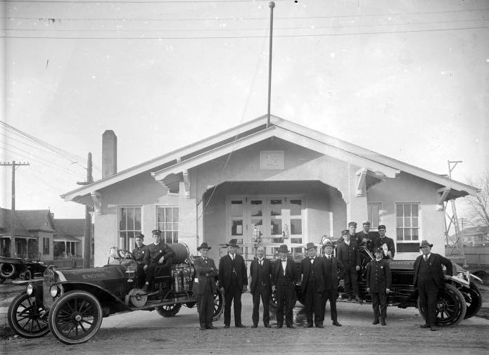 Houston Fire Department, Station 12, January 30, 1917.