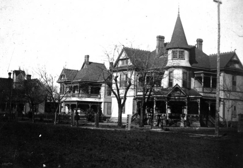 Residences in Bonham, 1895