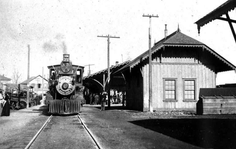 International & Great Northern Station in Houston, 1897