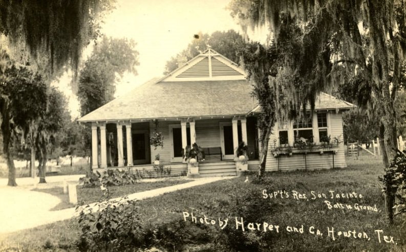 Superintendent's residence, San Jacinto battleground, 1930s.