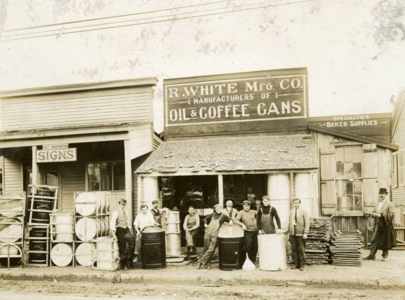 R. White Manufacturing employees, 1910.