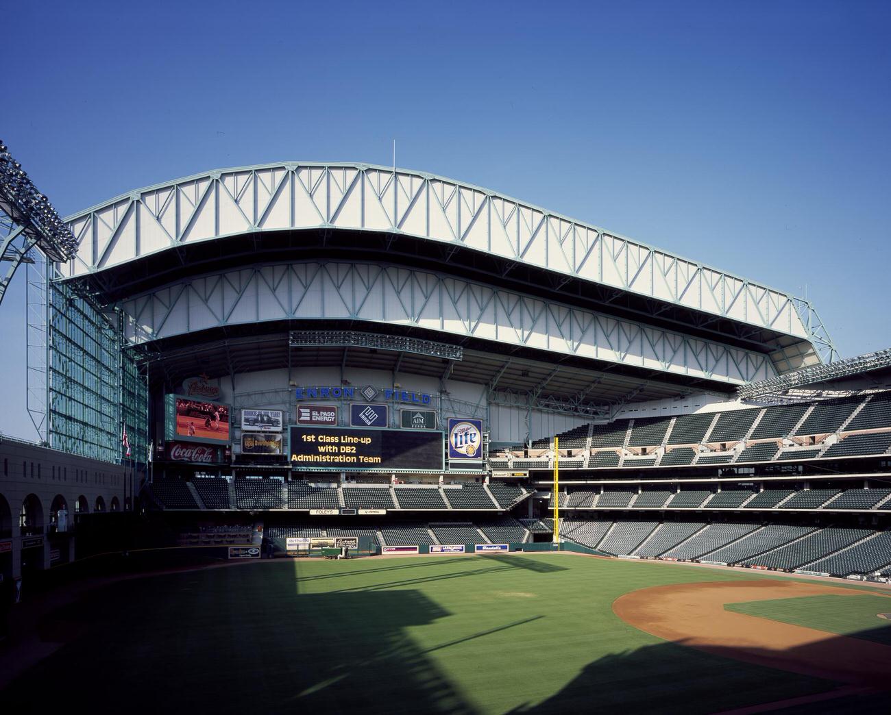 Enron Stadium in Houston, Texas, 1990s