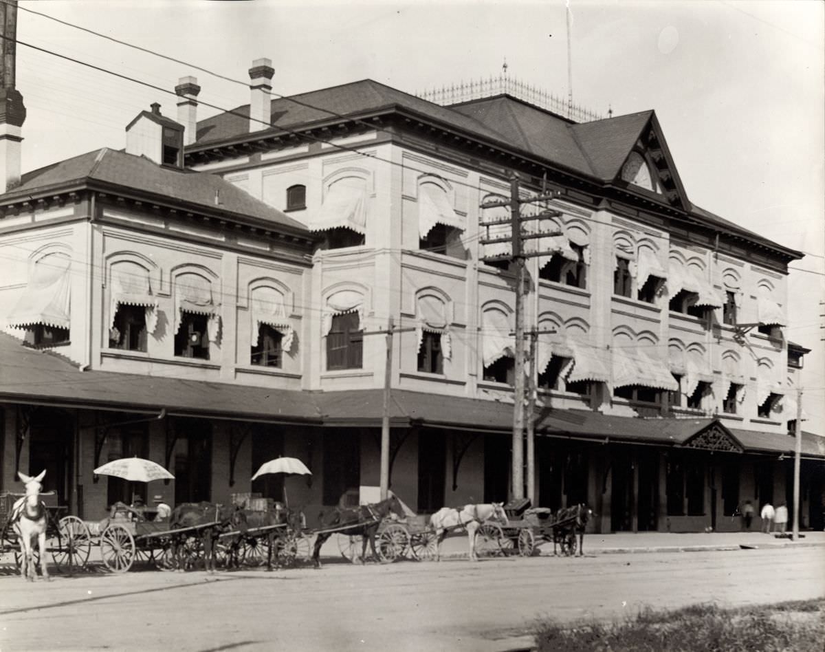 Grand Central Station Rail Depot, Houston, Texas, 1910s
