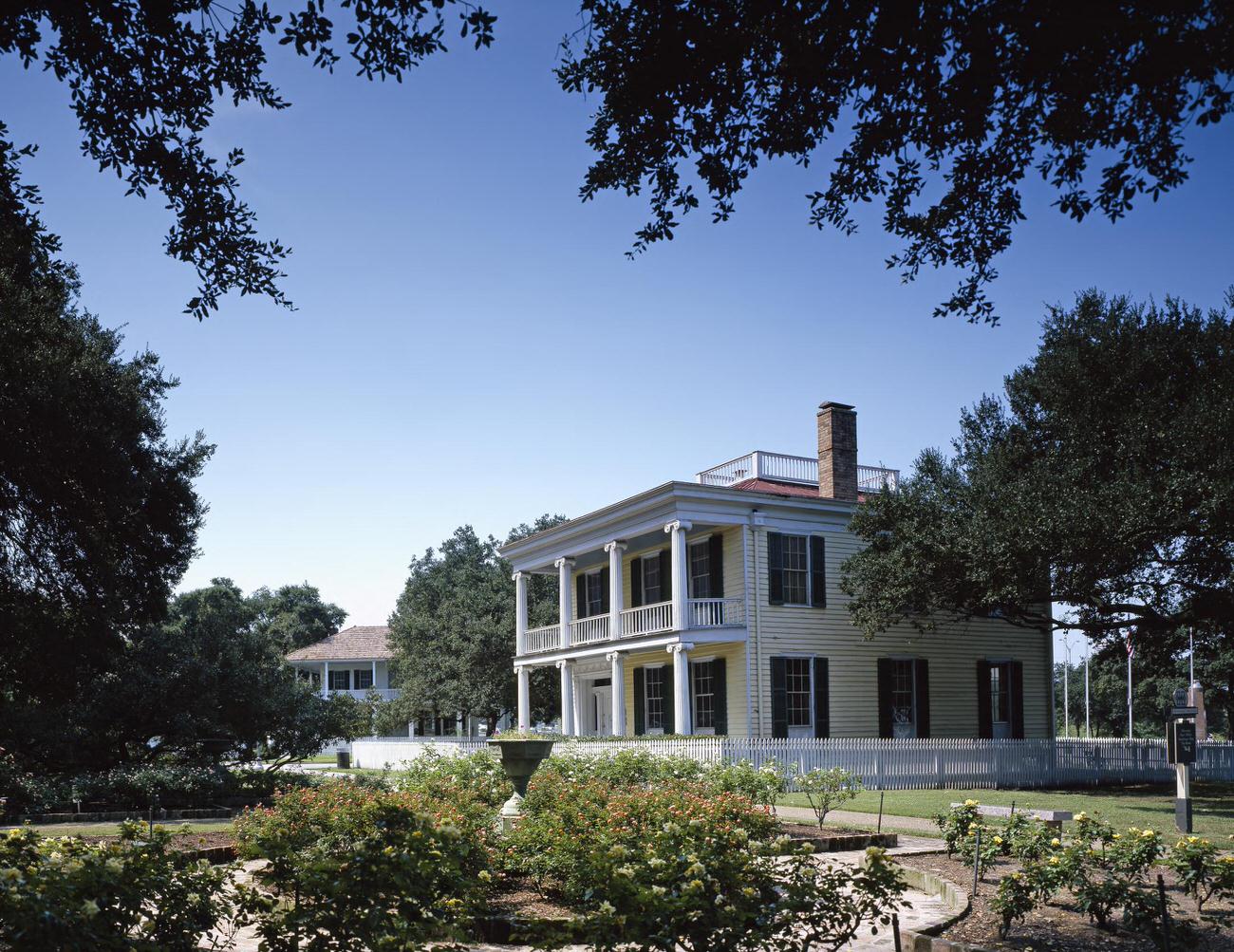 Nichols-Rice-Cherry house in Houston, 1990s