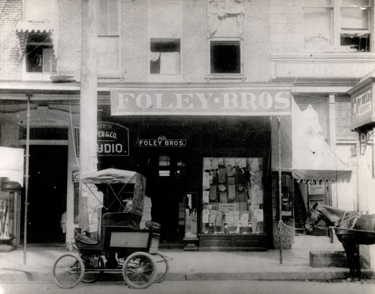 Foley Brothers Store, Main Street, Houston, 1906.