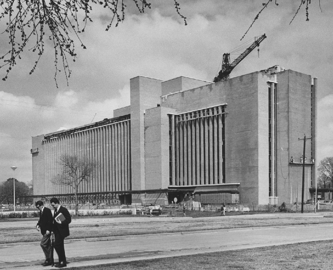Science & Research Building 1 construction, Houston, 1969.