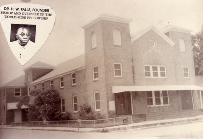 New Zion Temple Church front view, Houston, 1930s