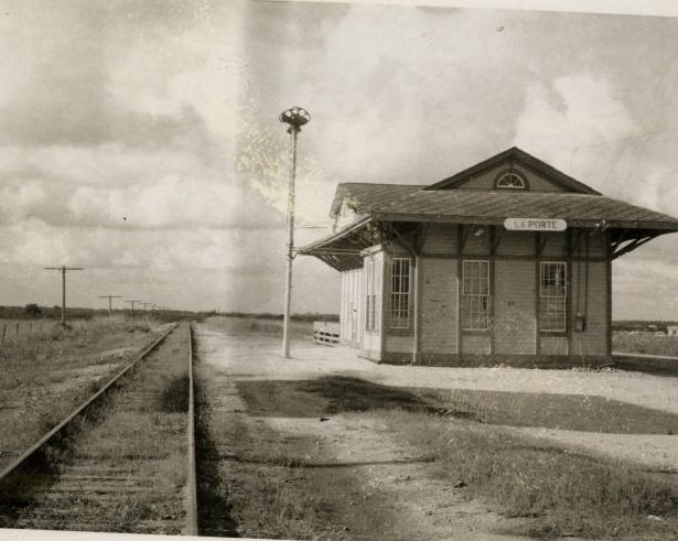 La Porte Depot view, 1900s