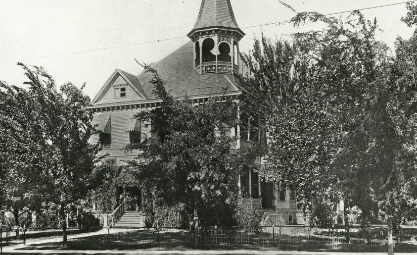 Daniel Denton Cooley house and garden, Houston, 1920s.