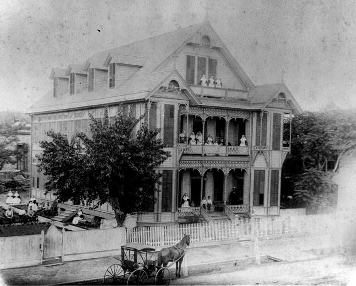 St. Joseph's County Hospital, Houston, Texas, 1890s
