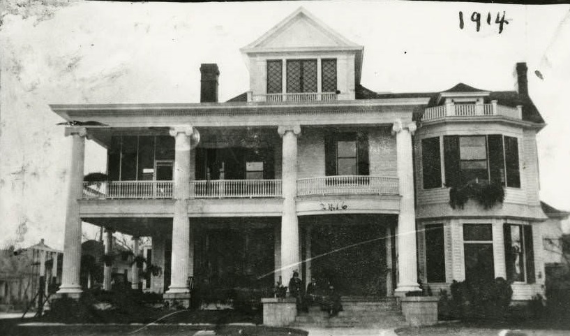 John Thaddeus Scott bay house, Houston, 1914.