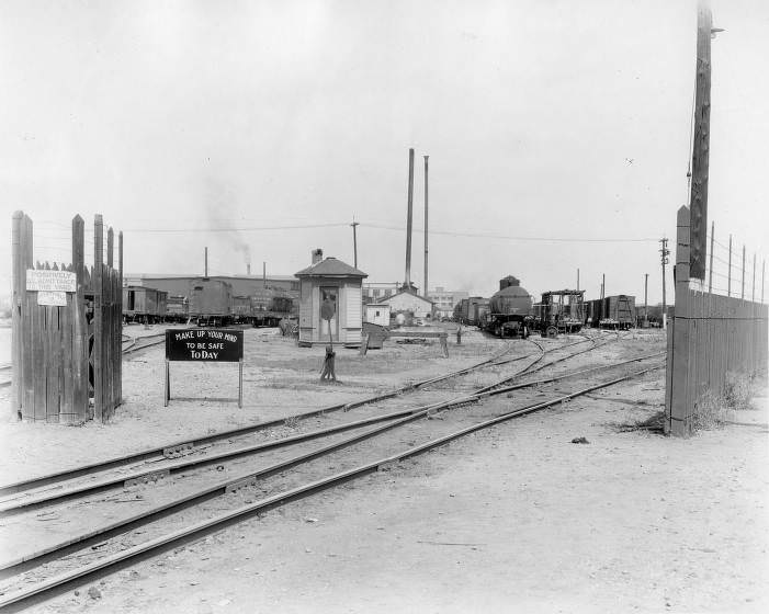 Railroad station, 1930s