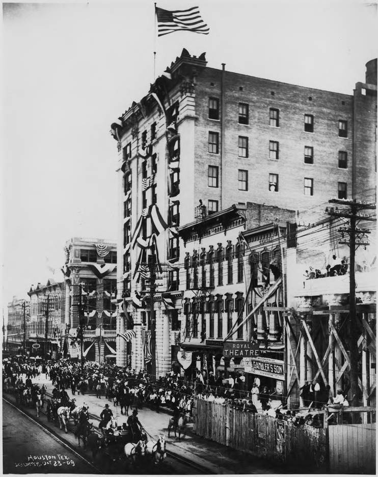 Parade with President Taft, Houston, October 23, 1909.