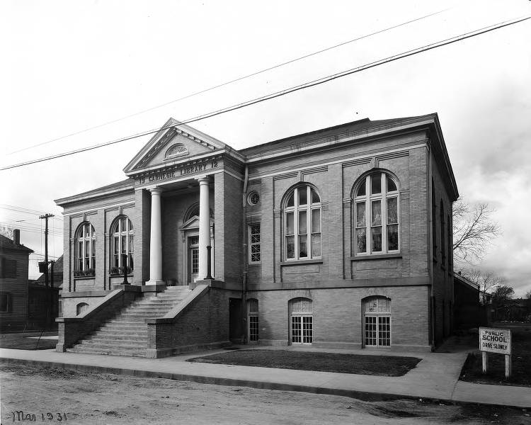 Colored Carnegie Library, Houston, 1931.