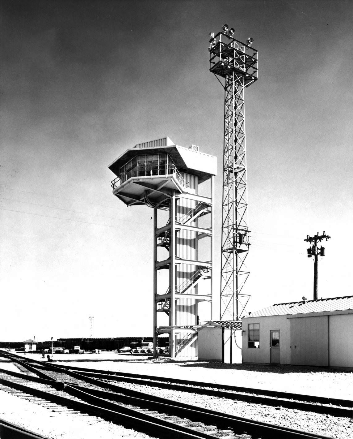 Railroad tower, 1930s