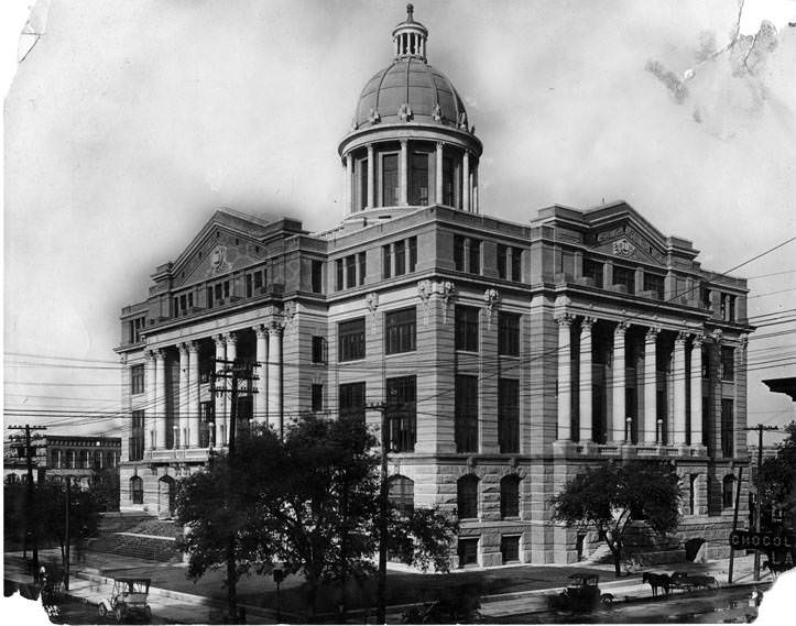 Harris County Courthouse, Houston, 1912.