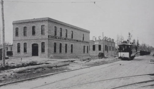 Houston General Electric Company building, 1880s