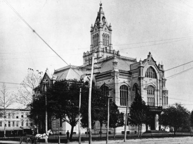 Harris County Courthouse, Houston, 1883.