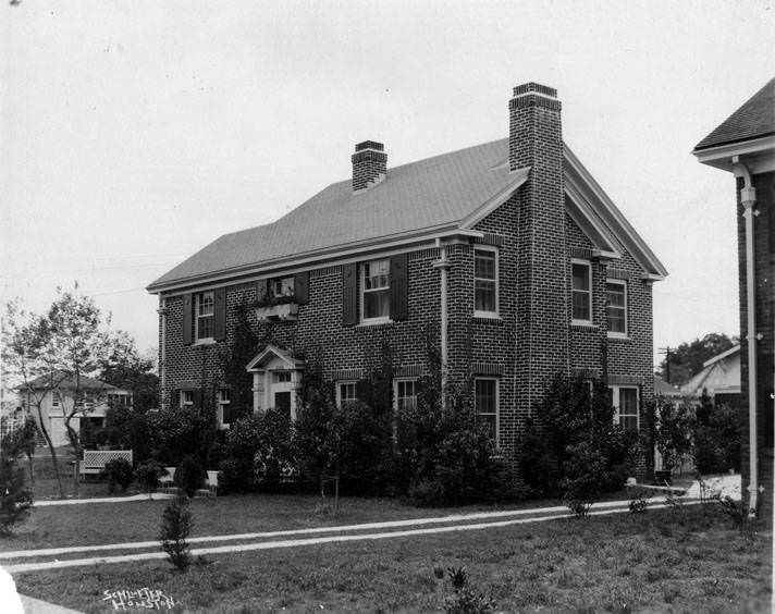 Paul B. Miller house in Southmore, Houston, 1920s