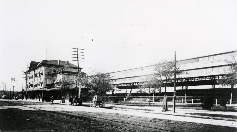 Grand Central Depot in Houston, early 1900s.