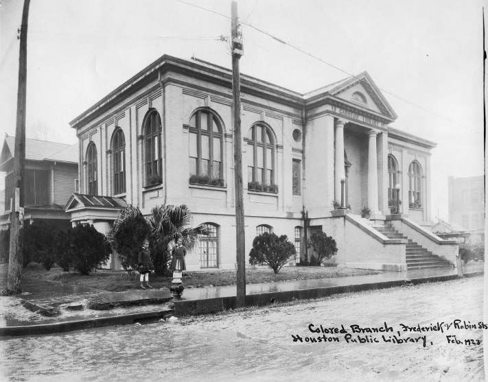 Colored Branch of Houston Public Library, 1928