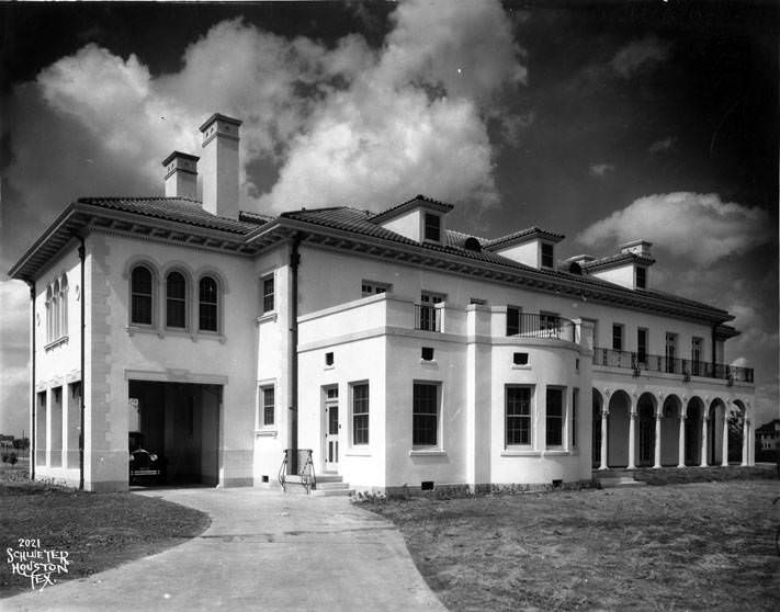 Exterior of F. P. Sterling home in Houston, 1929.