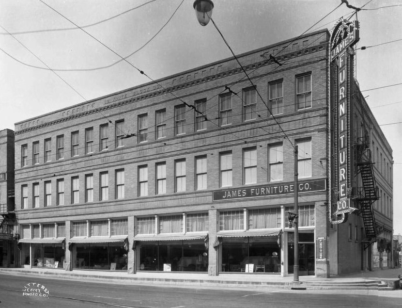 James Furniture Company, Houston, 1930s