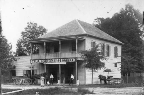 D. Kaplan Dry Goods and Feed Store, 1890s.