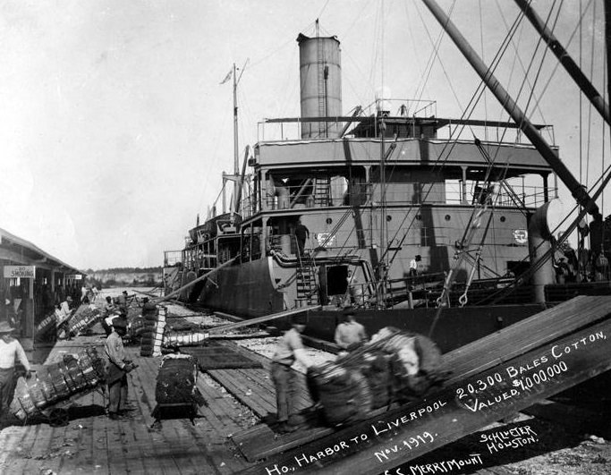 S. S. Merrymount at Houston Harbor, 1920s