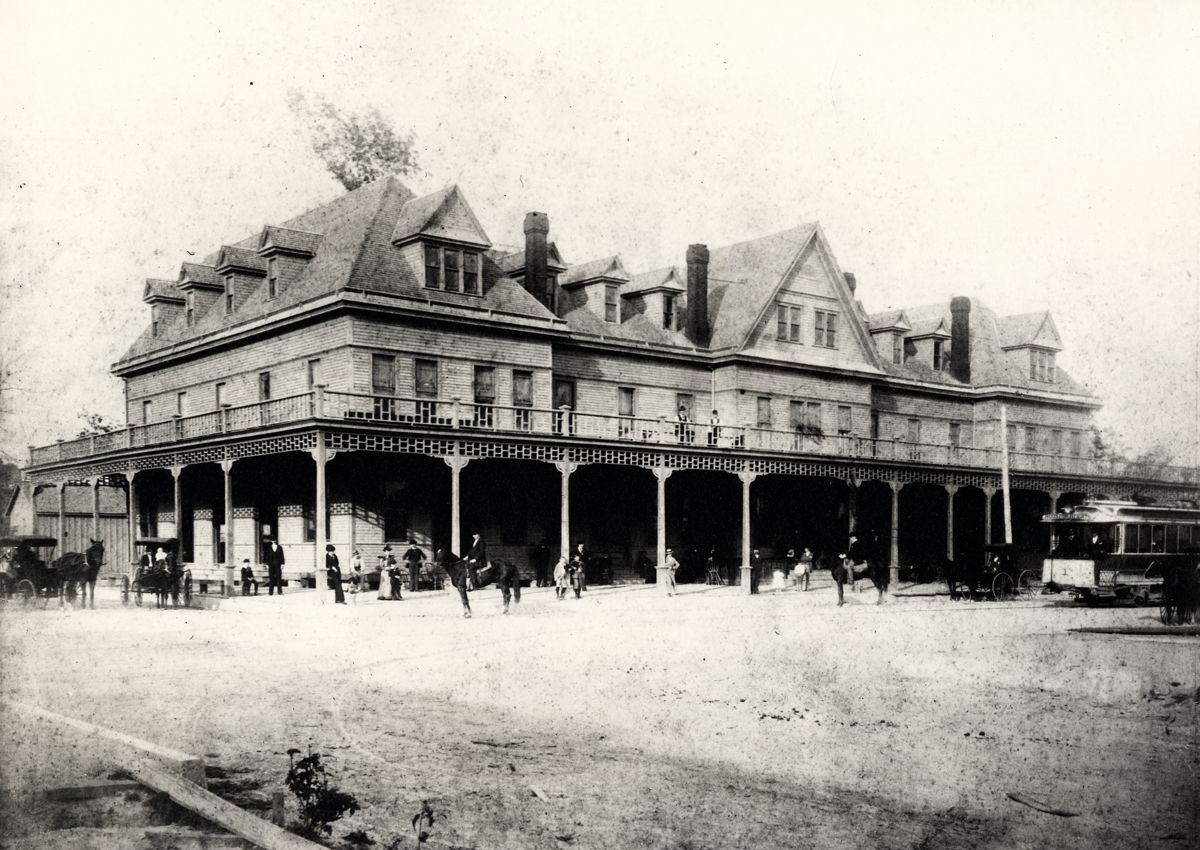 Houston Heights Hotel, later Horne Sanatorium, 1898.