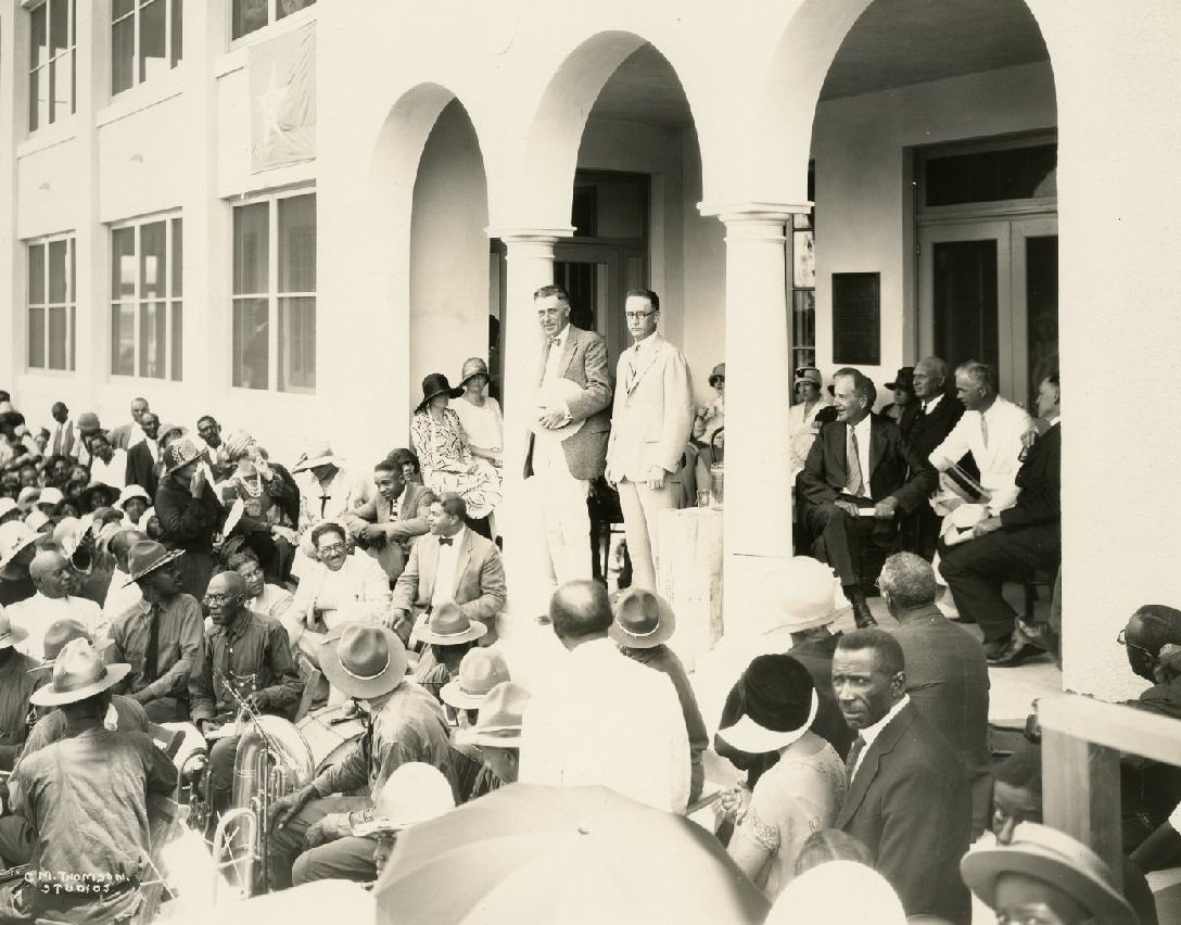 Houston Negro Hospital opening ceremonies, 1926